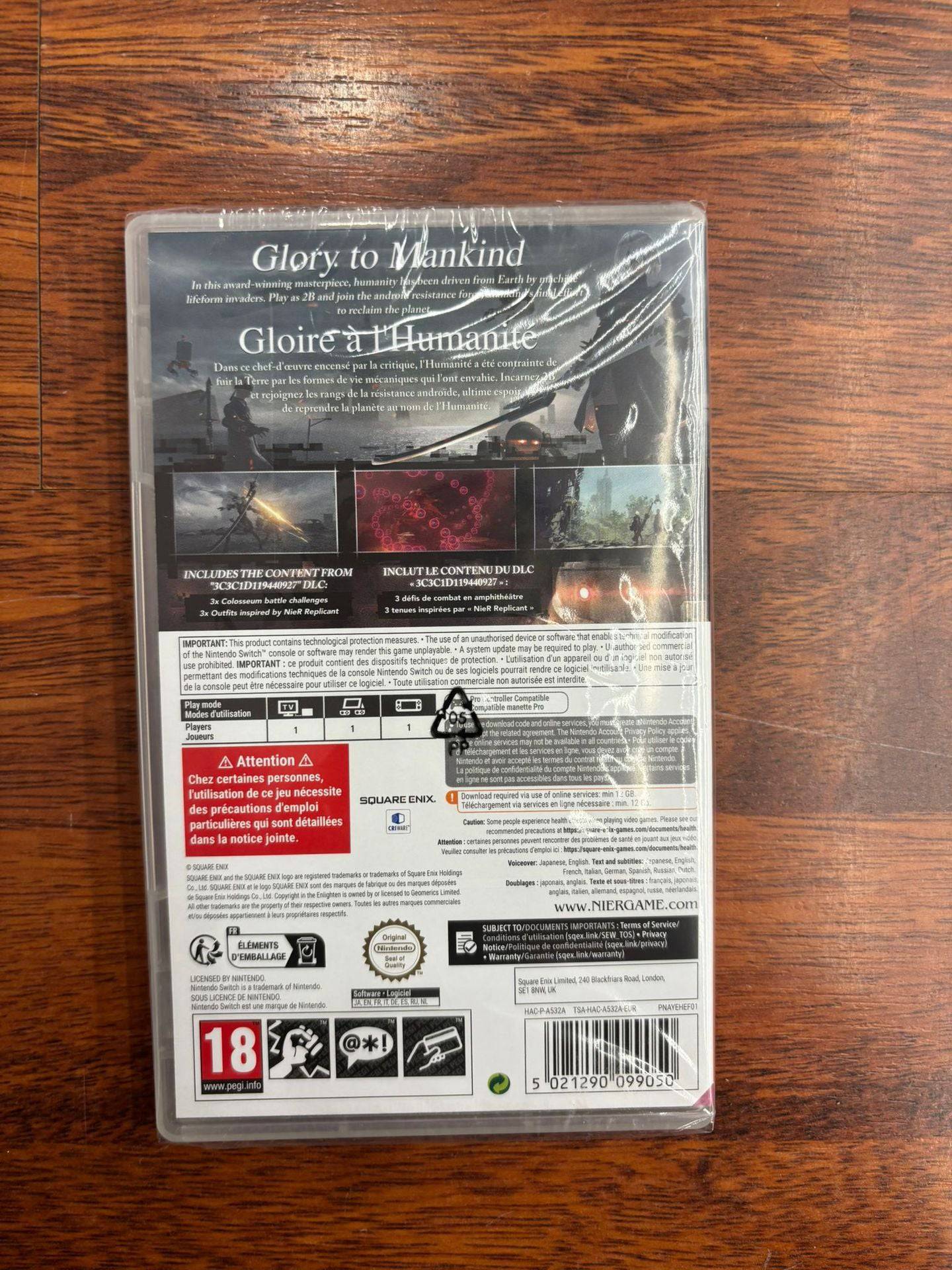 Nier Automata The End Of Yorha Edition Switch UK/FR (Codice Digitale In Box) Nier Automata The End Of Yorha Edition Switch UK/FR (Codice Digitale In Box)